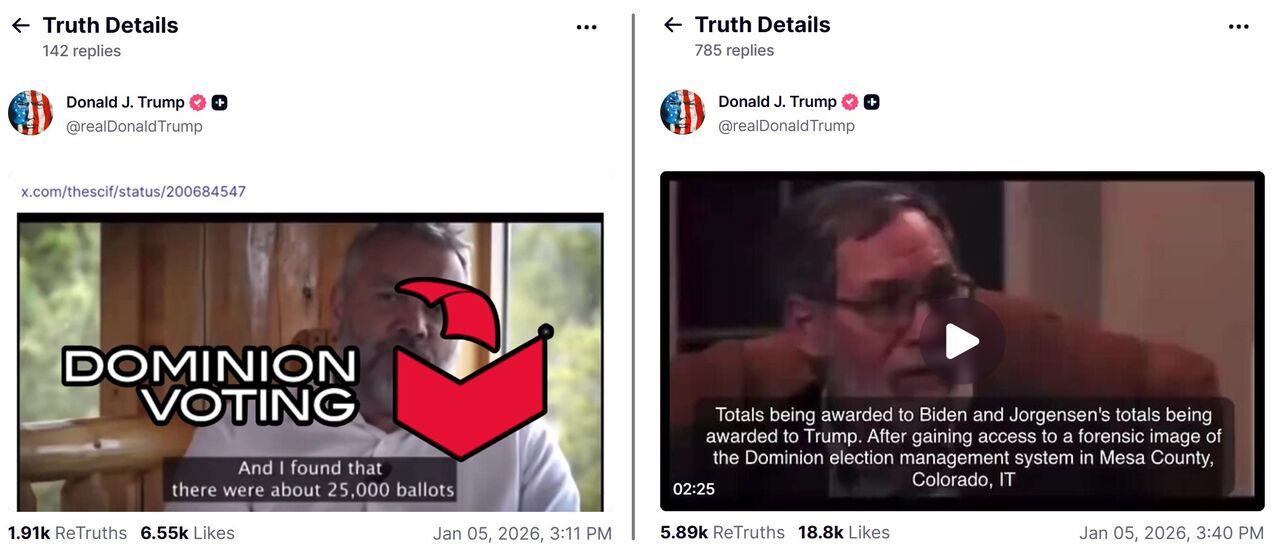 트럼프 SNS 영상 팩트체크