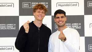 슈퍼매치 앞둔 '알카라스&middot;신네르' "한국 팬들 환영에 감사"