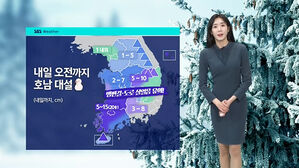 [날씨] 내일은 더 춥다&hellip;호남 아침까지 폭설