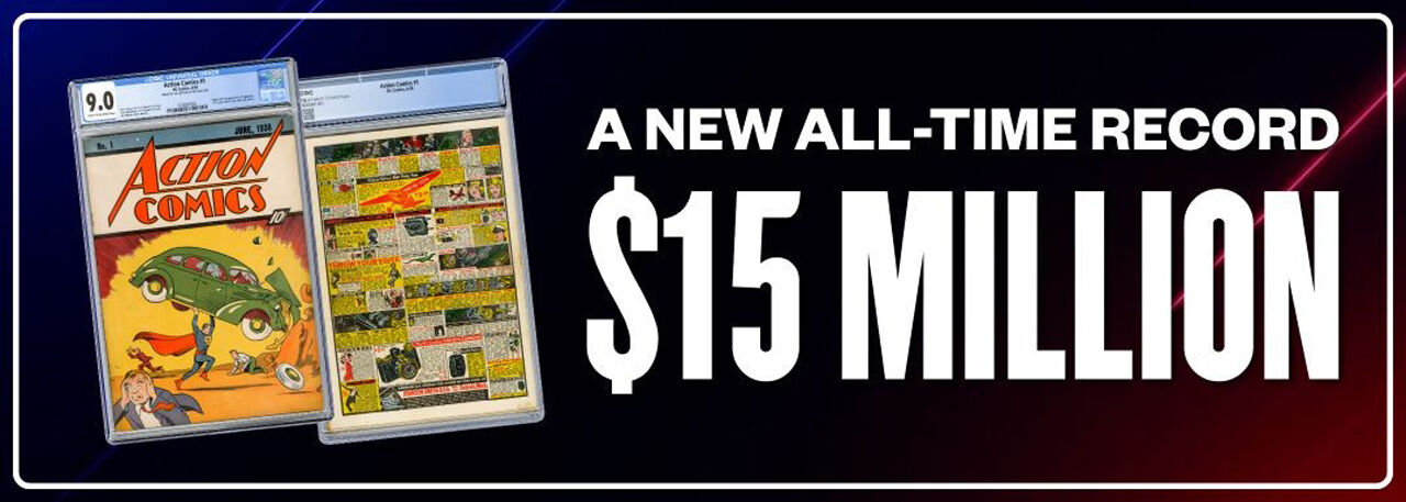 219억 원에 팔린 '슈퍼맨' 코믹스 초판본 (사진=코믹커넥트 홈페이지 캡처, 연합뉴스)