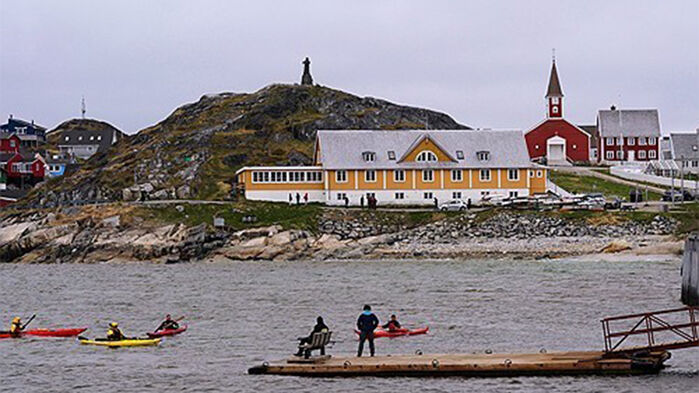 그린란드 수도 누크의 해변 (사진=AP, 연합뉴스)