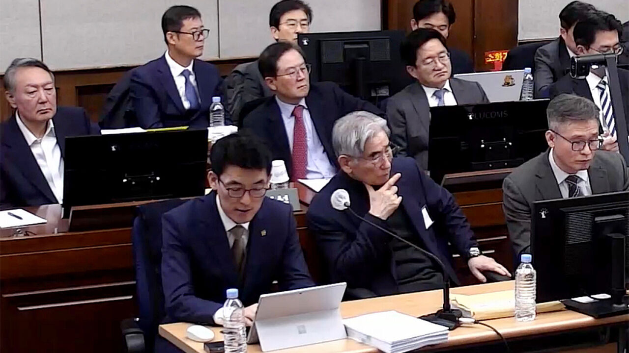 9일 서초구 서울중앙지방법원에 윤석열 전 대통령과 김용현 전 국방부 장관 등 내란 관련자 8명이 사건의 결심 공판에 출석하고 있다. (사진=서울중앙지법 제공, 연합뉴스)