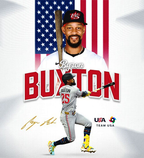 미국 야구대표팀에 합류한 바이런 벅스턴 (사진=미국 야구대표팀 SNS 캡처, 연합뉴스)