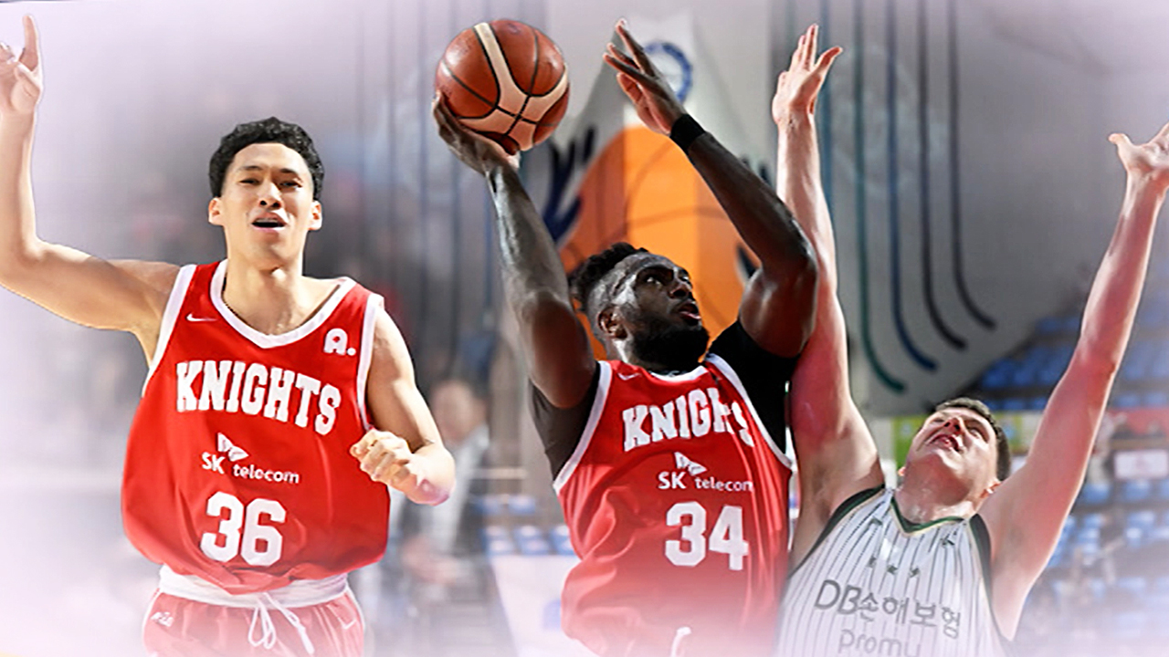 '연속 13득점' SK, DB 8연승 저지