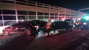 양산 경부고속도서 차량 6대 연쇄 충돌&hellip;1명 심정지&middot;4명 부상