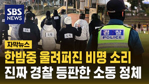 [자막뉴스] 한밤중 울려퍼진 비명 소리...진짜 경찰 등판한 소동 정체