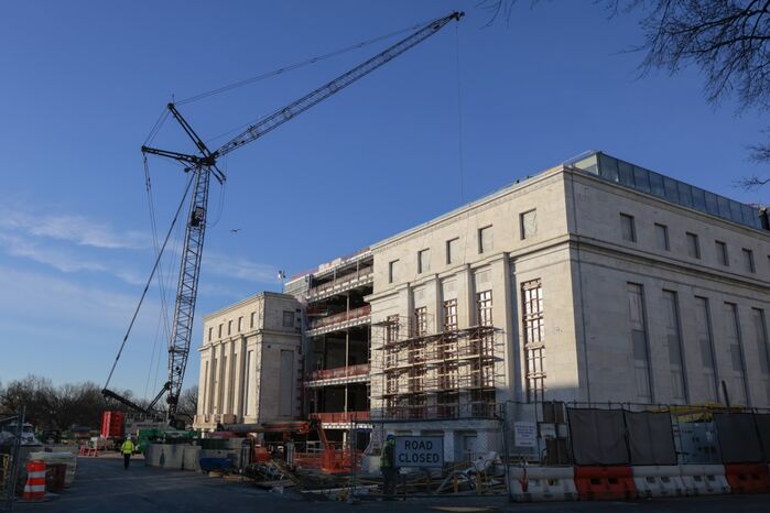 미국 연방준비제도 청사 공사현장