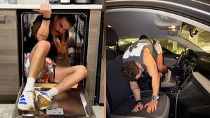 식기 세척기&middot;자동차 안에서&hellip;'괴짜 러닝' 화제