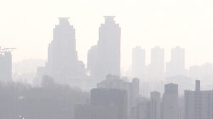 온화한 서풍에 '포근'&hellip;전국 초미세먼지는 '나쁨'