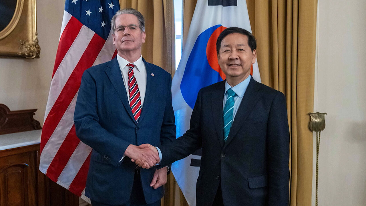 스콧 베선트 美재무장관과 구윤철 경제부총리