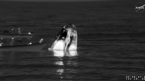 건강 문제 첫 조기 귀환&hellip;ISS 우주비행사 4명 지구 안착