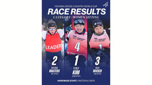 김윤지, 파라 크로스컨트리 월드컵 우승&hellip;패럴림픽 '청신호'