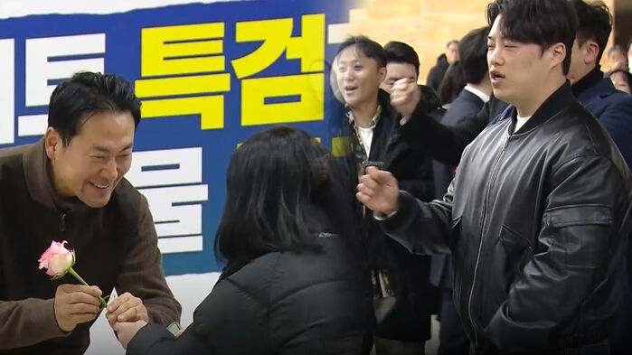 단발 소녀의 응원에 코 '찡긋'&hellip;"장동혁! 장동혁!" 외치자