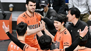 '디미트로프 33점' OK, 삼성화재에 극적인 역전승