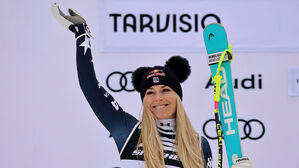 본, 알파인 스키 월드컵 여자 슈퍼대회전 이탈리아 대회 2위