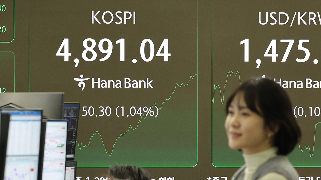 코스피, 장중 상승 전환해 4,880대…또 사상 최고치 경신