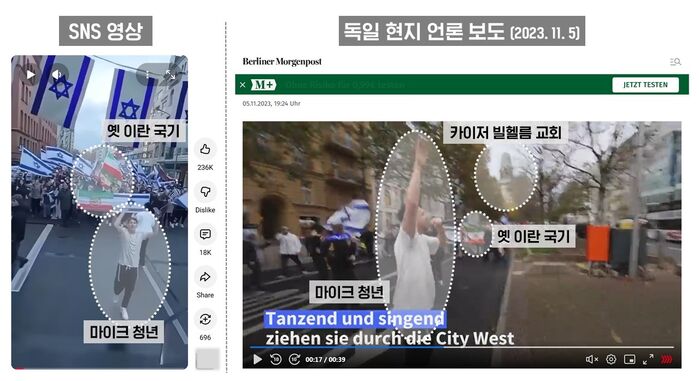 이란 반정부 시위 태극기 허위정보 팩트체크