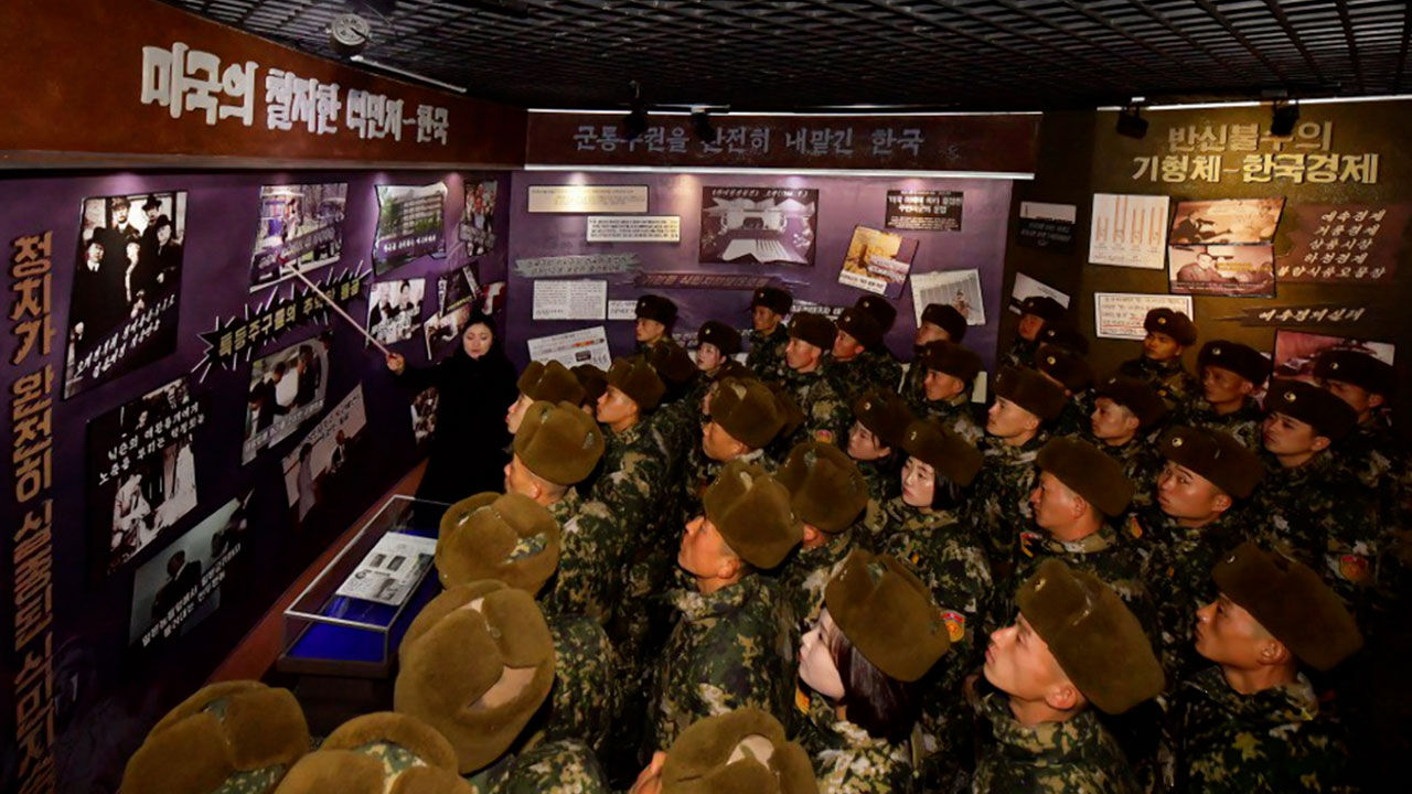 북한, 계급교양관 '한국은 제1 적대국' 전시관 등장