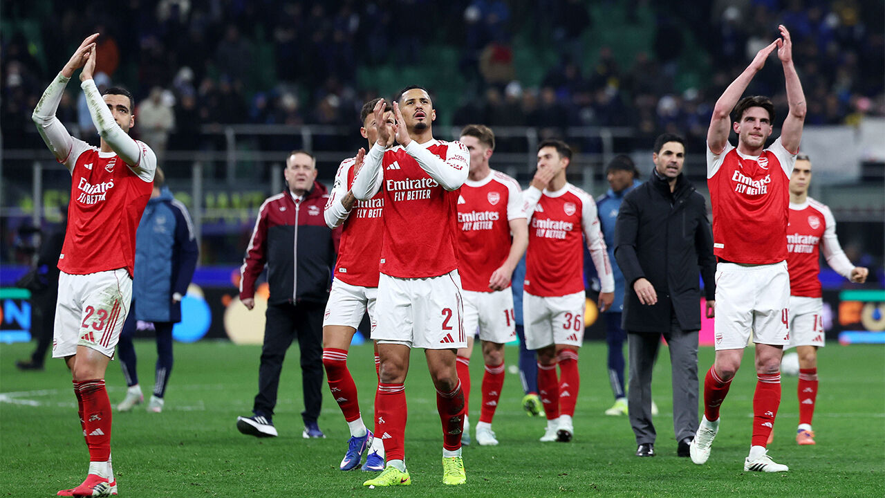 승리를 기뻐하는 아스널 선수들 (사진=AP, 연합뉴스)