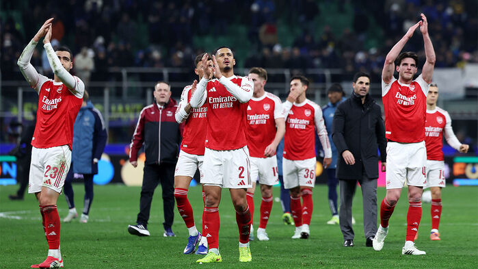 승리를 기뻐하는 아스널 선수들 (사진=AP, 연합뉴스)