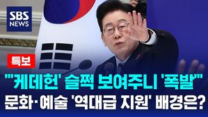 [뉴스특보] "'케데헌'서 슬쩍 보여주니 '폭발'"&hellip;문화&middot;예술 '역대급 지원' 배경은?