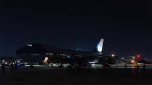 다보스 향하던 트럼프 전용기 회항&hellip;"경미한 전기계통 문제"