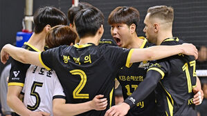 '비예나+나경복 51점' KB손보, OK저축은행 꺾고 3위 탈환