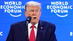 트럼프, 다보스 연설서 "유럽, 옳은 방향으로 가고있지 않아"
