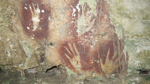 "인도네시아서 사상 최고 6만 7천800년 전 손자국 암각화 발견"