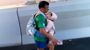 마라톤 대회서 '두 눈 의심'&hellip;"아동학대" 실격 소동