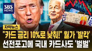 [자막뉴스] "카드 금리 10%로 낮춰!" 월가 '발칵'&hellip;선전포고에 국내 카드사도 '벌벌'