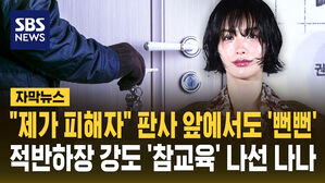 [자막뉴스] "제가 피해자" 판사 앞에서도 '뻔뻔' 적반하장 강도 '참교육' 나선 나나