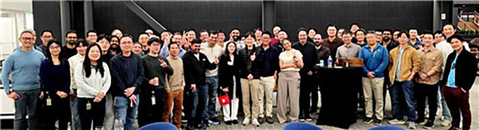 박민우 사장과 엔비디아 직원들 (사진=박민우 사장 링크트인 캡처, 연합뉴스)