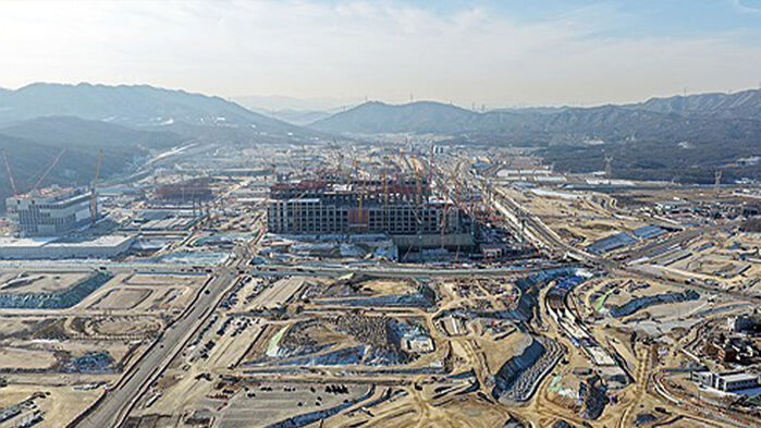 용인시 처인구 원삼면 용인반도체클러스터 일반산업단지 공사현장