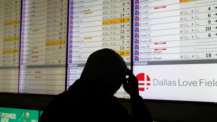 미국 항공기 결항