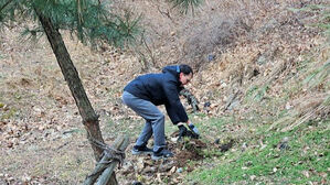 산 입구에서 땅 파던 '외국인'&hellip;한국인 주민 울컥한 이유