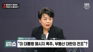 [정치쇼] 윤희숙 "이 대통령 부동산 메시지? 국민 금붕어로 아나&hellip;10&middot;15 대책부터 폐기해야"