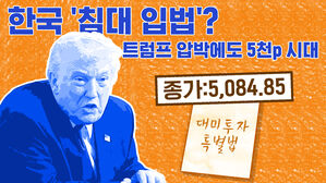 썸네일 이미지:우리가 침대 입법?&hellip;트럼프 압박에도 5천p 시대