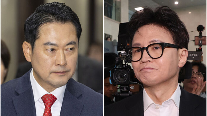 장동혁 대표(왼쪽)와 한동훈 전 대표 (사진=연합뉴스)