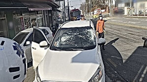 "주행 중 미상 물체 앞유리에 '퍽'"&hellip;50대 탑승자 숨졌다