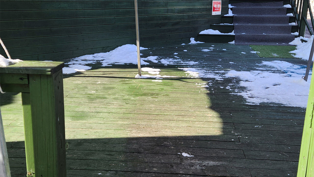 철거된 노점 (사진=태백시 제공, 연합뉴스)