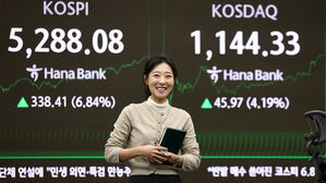 코스피, 7% 급등해 사상 최고치 경신&hellip;코스닥도 4% 올라