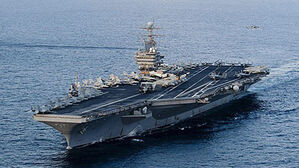 이란 "미국 링컨함 항모에 탄도미사일 4발"