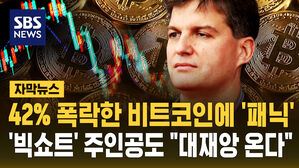 [자막뉴스] 42% 폭락한 비트코인에 '패닉'&hellip;'빅쇼트' 주인공도 경고 "대재앙 올 것"