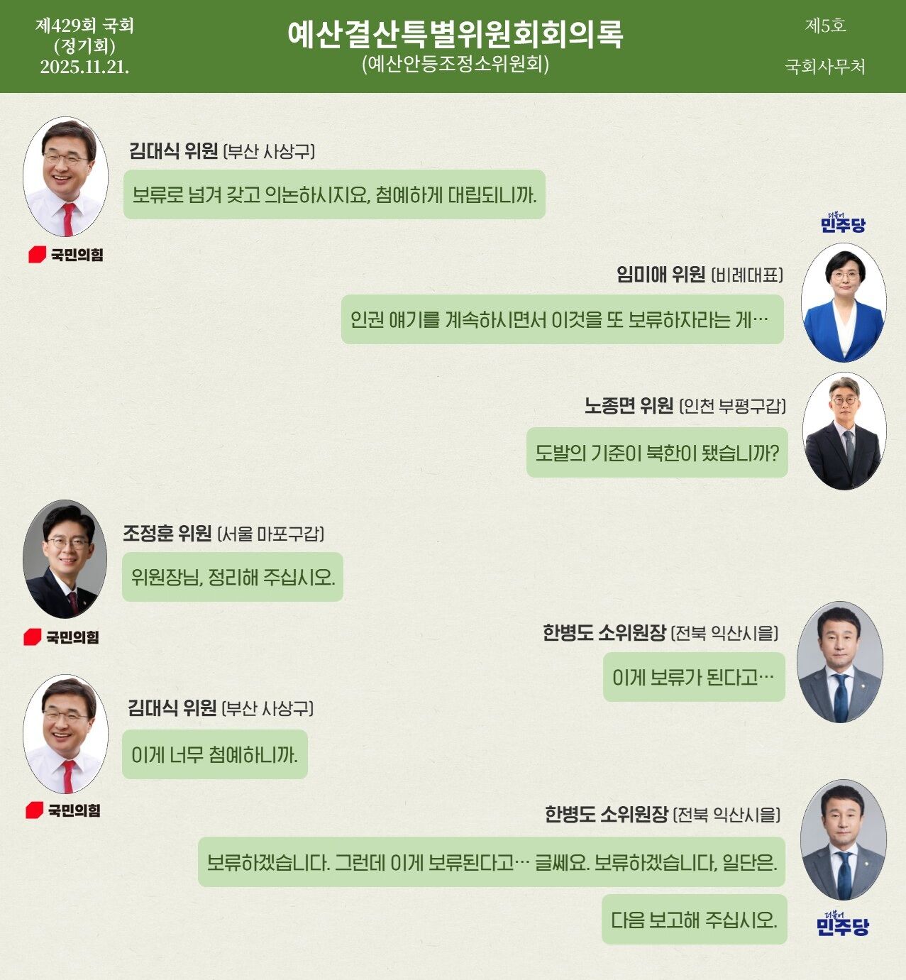 예산 회의록 전수분석 시리즈