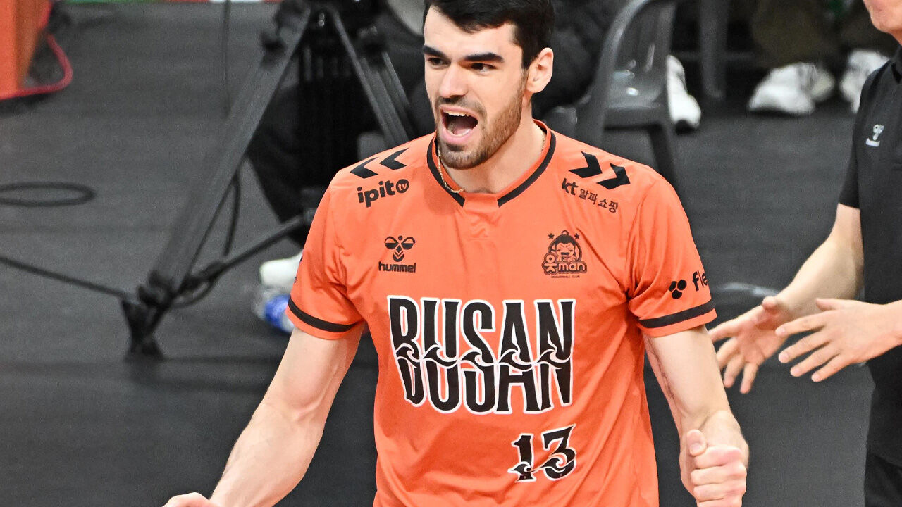 남자배구 OK저축은행 디미트로프, '봄 배구' 해결사 부상