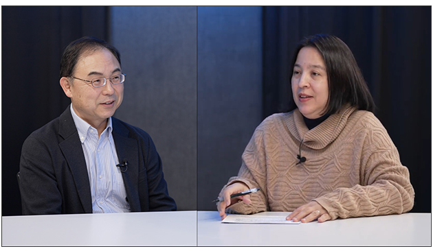 폴윤교수 인터뷰 모습