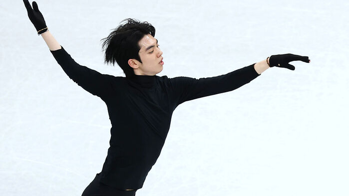 2026 밀라노·코르티나담페초 동계올림픽 개막을 하루 앞둔 5일(현지시간) 이탈리아 밀라노 아이스스케이팅 아레나에서 피겨 남자 싱글 차준환이 훈련하고 있다. (사진=연합뉴스)