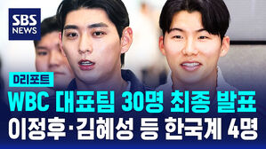 [D리포트] WBC 대표팀 최종 엔트리 발표&hellip;이정후&middot;김혜성 등 한국계 4명