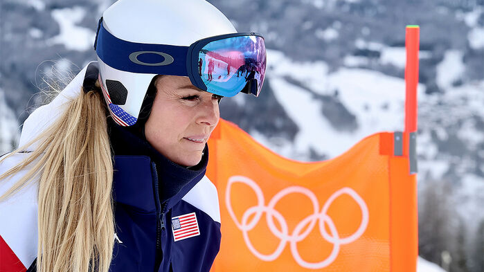 2026 동계올림픽 알파인 스키 여자 활강 공식 훈련을 앞둔 린지 본 (사진=AP, 연합뉴스)